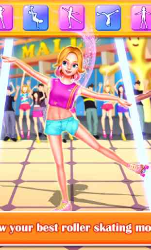 Roller Skating Girl: Perfect 10 ❤ Free Dance Games 2