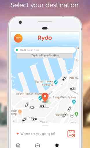 Rydo - Australia's taxi app 2