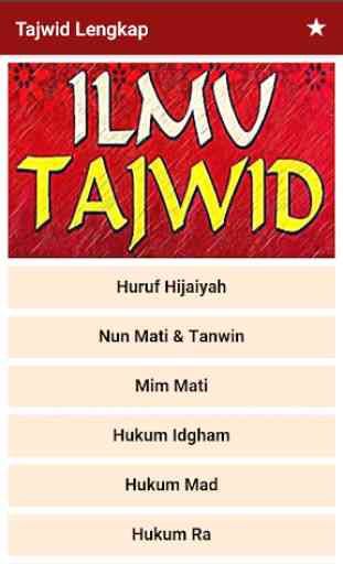 Tajwid Al Quran Lengkap + Audio 1