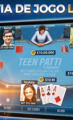 Teen Patti de Pokerist 1