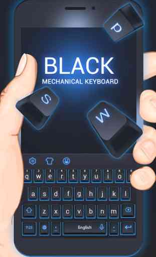 Tema preto mecânico do teclado 1