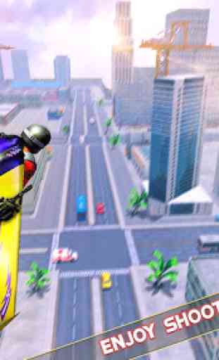 Voando Jetpack Hero Crime 3D Fighter Simulator 4