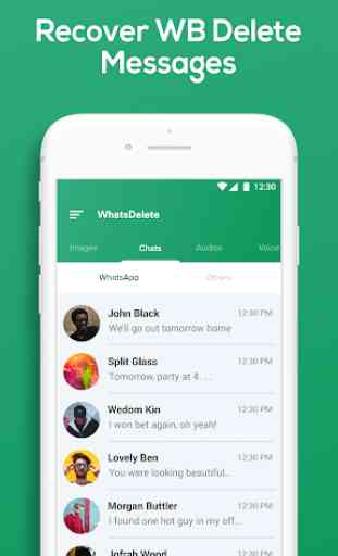 WhatsDelete: View deleted messages & status saver 1