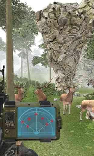 Wild Safari atirador 4x4 caça: jogo de tiro 3D 2