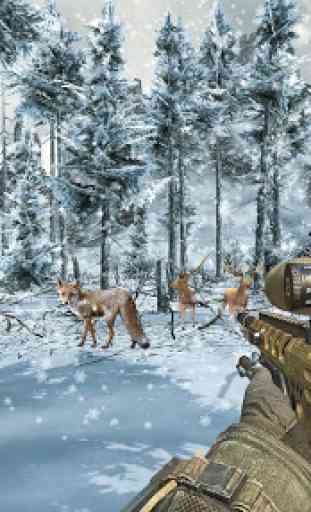 Wild Safari atirador 4x4 caça: jogo de tiro 3D 3