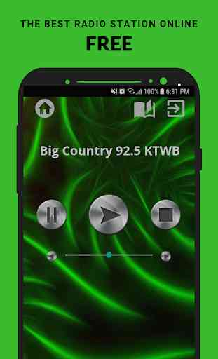 Big Country 92.5 KTWB Radio App FM USA Free Online 1