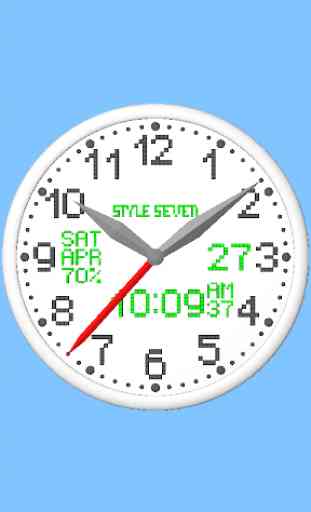 3D Analog Clock Live Wallpaper-7 3