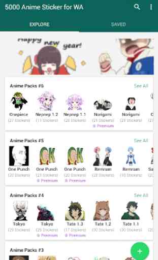+5000 Anime Stickers Collection For WAStickersApp 1