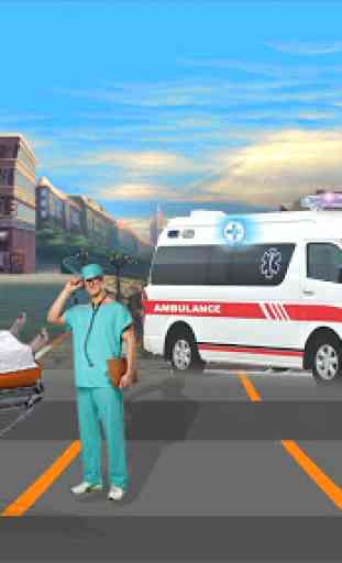 Ambulance Rescue Simulator 2018: Driving Duty 4