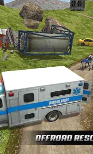 Ambulatório de resgate sim 17-driver de emergência 3