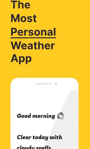 Appy Weather: the most personal weather app  1