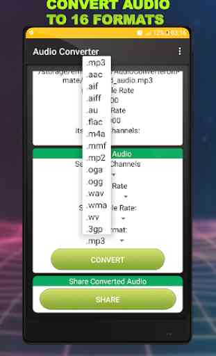 Audio Converter - 16 Audio Formats 3