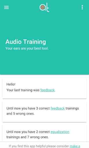 Audio Training (Ear training for EQ and Feedback) 1