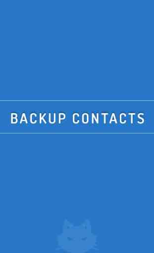 Backup de Contatos - Backup Contacts 1