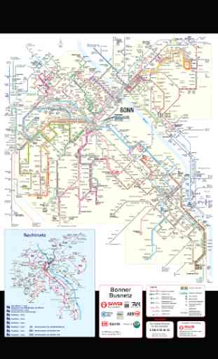 Bonn Metro Map 1