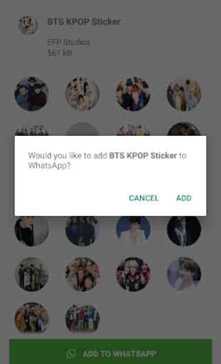 BTS Army Sticker for WhatsApp - WAStickerApps KPOP 3