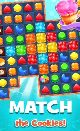 Cookie Blast - Cookie with Jam Free Match 3 Games 1