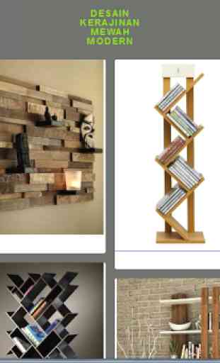 Design de móveis de madeira elegante 1