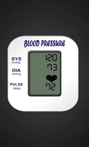 Diário verificador de pressão arterial-BP Tracker 3