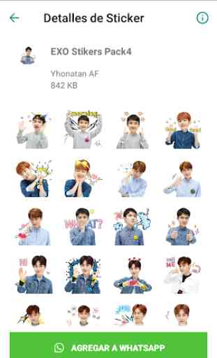 EXO Stickers KPop para Whatsapp 4