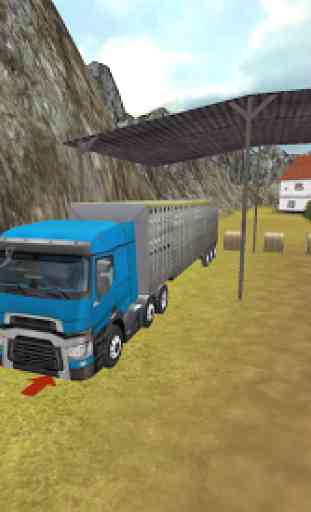 Fazenda Caminhão 3D: Vaca Transporte 3