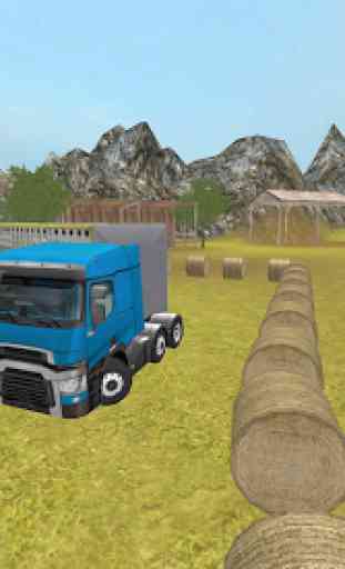 Fazenda Caminhão 3D: Vaca Transporte 4