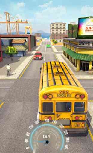Fora da estrada Escola Ônibus Dirigindo Simulador 1