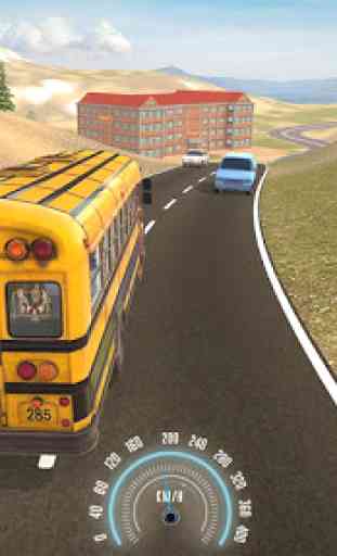 Fora da estrada Escola Ônibus Dirigindo Simulador 4
