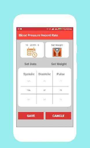 Gravador de pressão arterial & diário bp 2