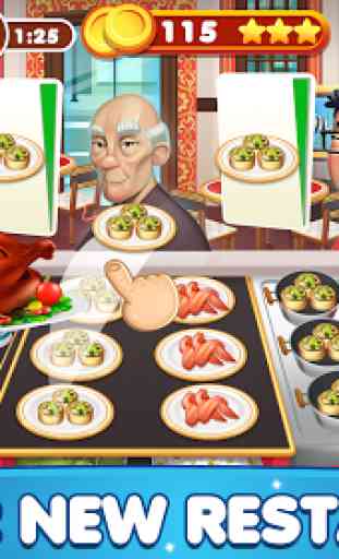 Jogos de cozinha Chefe Comida Restaurante Craze 4