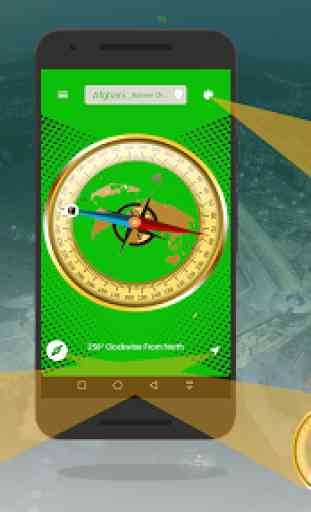Kaaba direction finder - qibla compass 2