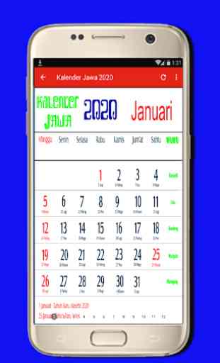 Kalender 2020 Jawa & Hijriyah 4