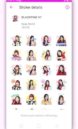 KPOP Chat Stickers for Whatsapp 2
