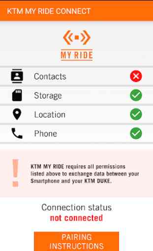 KTM MY RIDE CONNECT 2