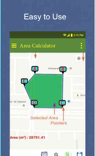 Medição e Calculadora de Área GPS 3