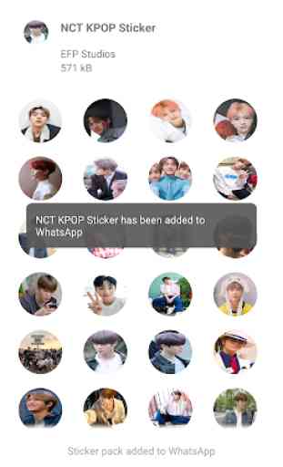 NCT Sticker for WhatsApp - WAStickerApps KPOP 4