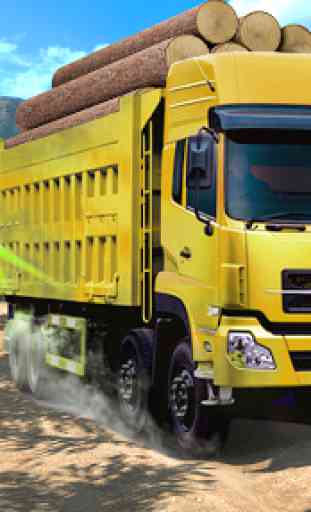 Offroad Logging Cargo Truck Semi Trailer : Hill 1