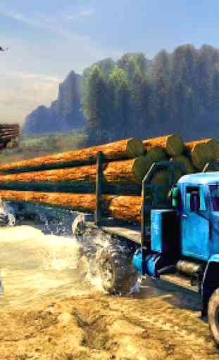 Offroad Logging Cargo Truck Semi Trailer : Hill 3