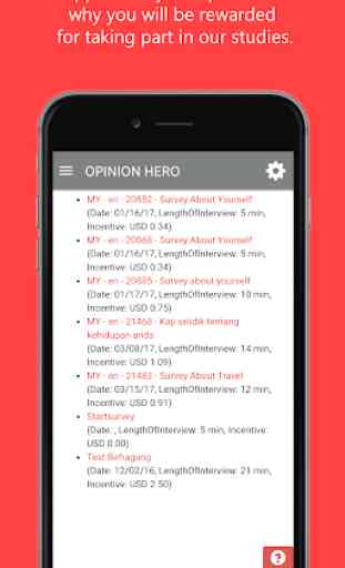 OPINION HERO Pesquisas App 4
