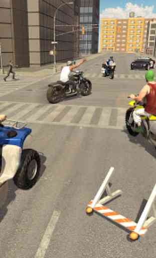 Polícia Americana ATV Quad Bike Gangster Chase 4