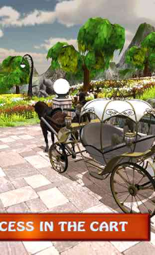 Princess Forage Horse Carriage Transport Sim 2018 3