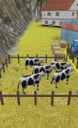 Trator Simulador 3D: Vaca Transporte 2