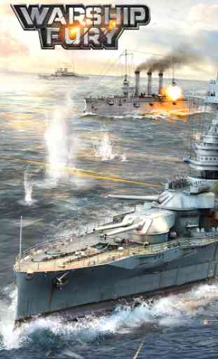 Warship Fury-O jogo perfeito de combate naval 1