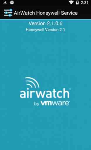 AirWatch Service for Honeywell 1