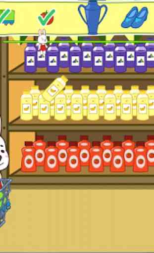Anime Bunny: supermercado para crianças 4
