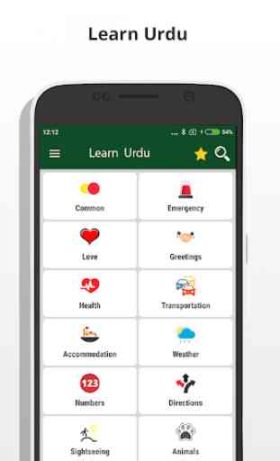 aplicativo para aprender urdu língua 1