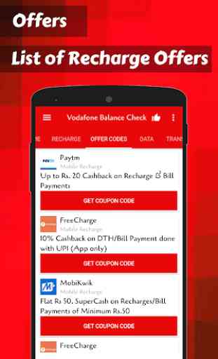 App for Vodafone Balance Check & Vodafone Recharge 3