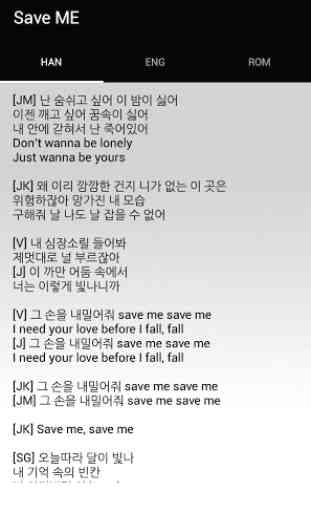 BTS Lyrics Offline 2