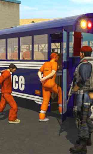 Cadeia Prisioneiro Transporte Polícia Ônibus 1