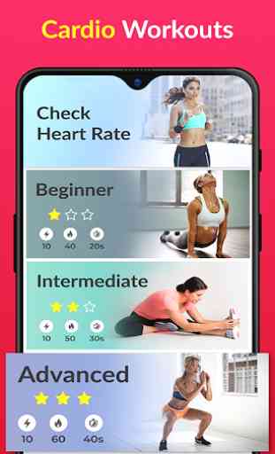 Cardio treino: Home Cardio Trainer, aplicativo 3